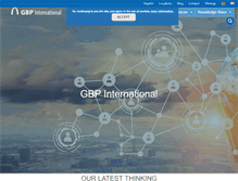 Tablet Screenshot of gbp-international.com